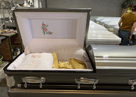 Özelliklendirilebilir İç Metal Tabut Cenaze Masası Dekore Yüzeyi