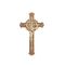 Jesus 3# Casket Cross PP Material Coffin Cross Crucifix Gold Color