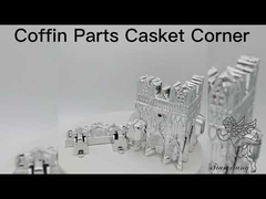 ABS Plastik Tabut Köşeleri Altın Amerikan Tarzı Model Katedral