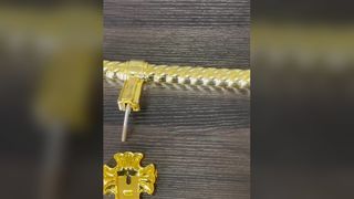 Premium Vintage Bükülmüş Tabut Kolları Dayanıklı Cenaze Donanımı