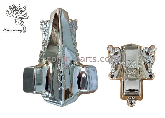 Silver Color Funeral coffin Furniture Casket Corner with  PP Virgin material