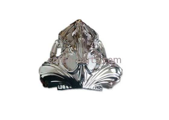 Polished Plating Casket Accessories , Ornamental Casket Hardware Wholesale Plastic Material