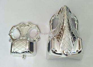 PP Plastic Material Casket Corners With Metal Tubes Funeral Decoration