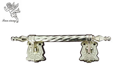 Metal Kasket Swing Saplı Çinko Alaşımlı Malzeme Güçlü Tabut Donanımı Avrupa Tarzı