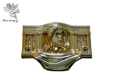 Funeral Christ Pattern Coffin Ornaments , Funeral Products PP Recycle Materials