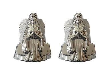 Silver Angel Coffin Parts Hardware Corner Decoration Plastic Material Matching Casket