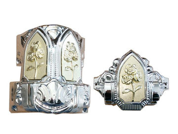 Flower Decoration Coffin Corners / Casket Accessories Model 15#-F