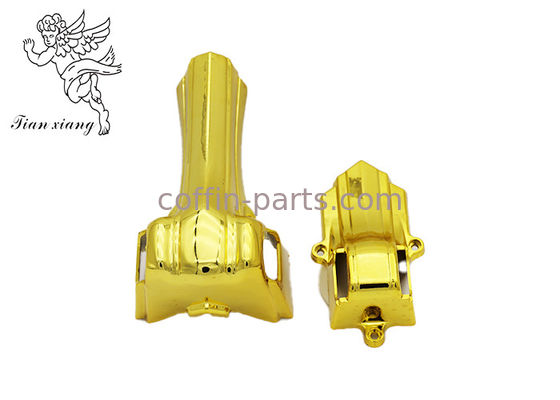 Vintage Tip Tabut Parçaları PP ABS Plastik Malzeme ile Tabut Köşeleri