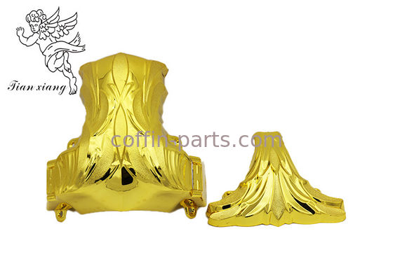 Amerikan Stili Cenaze Altını Gümüş Plastik Taban Köşe 1 #